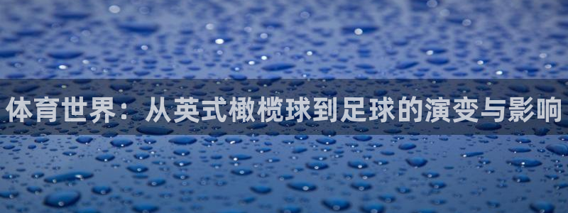 公海赌赌船官网下载注册：体育世界：从英式橄榄球到足球
