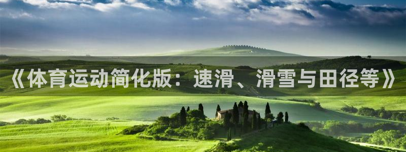 公海赌赌船官网下载平台注册流程视频：《体育运动简化版：速滑、